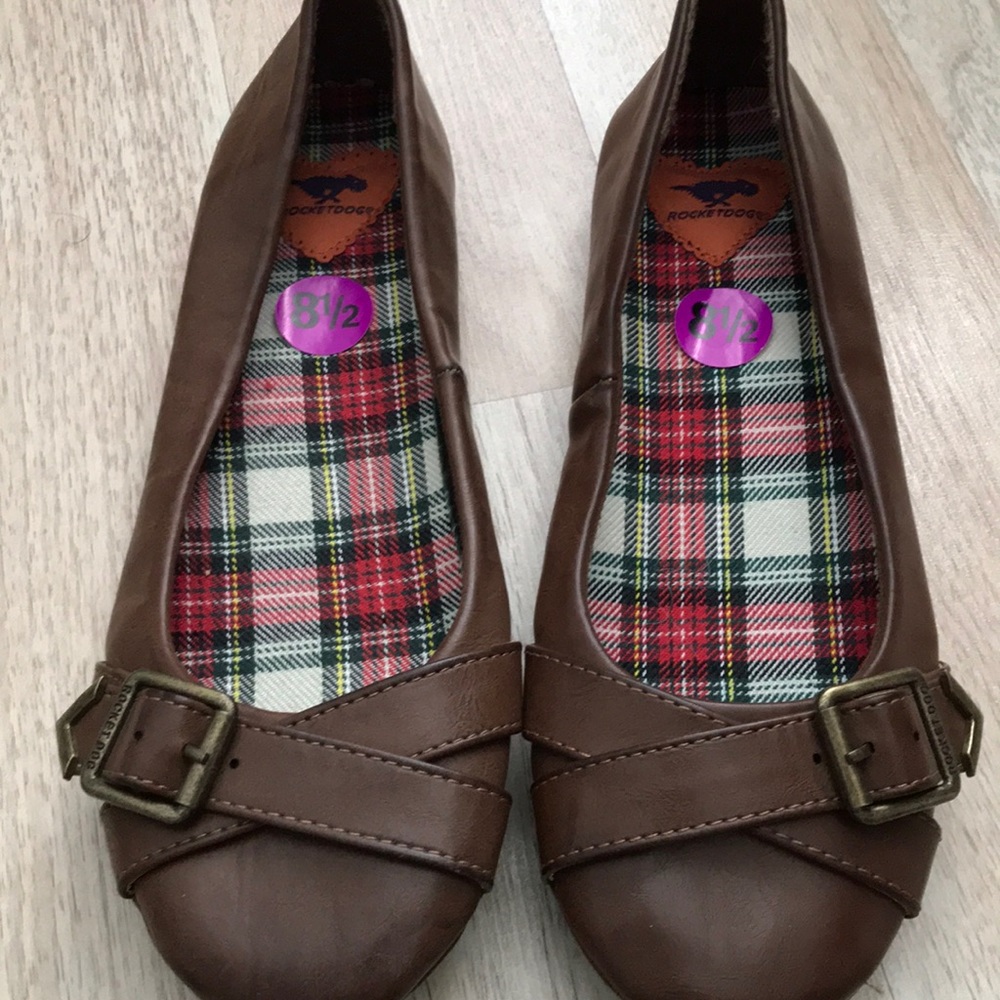 Rocket dog ballet flat brown perfect condition